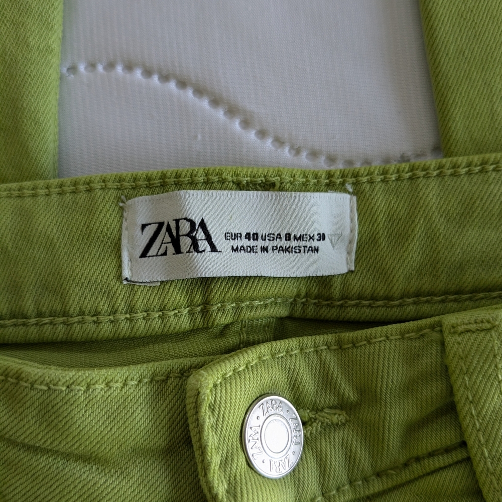 4 for 30$ 🧞‍♀️🧞‍♀️🧞‍♀️ZARA Straight Leg Jeans - Picture 4 of 4